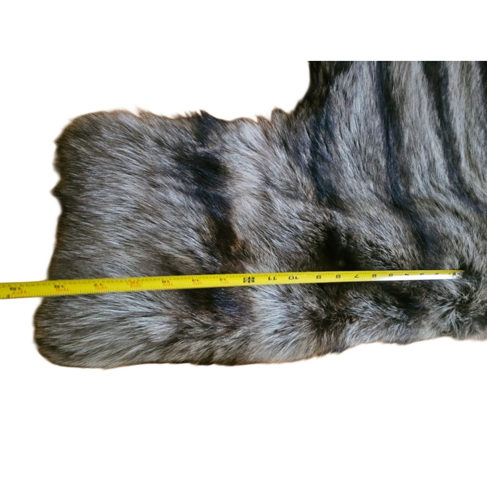 Vintage Bergdorf Goodman Genuine Raccoon Fur XL Stroller Coat Jacket - Picture 14 of 15